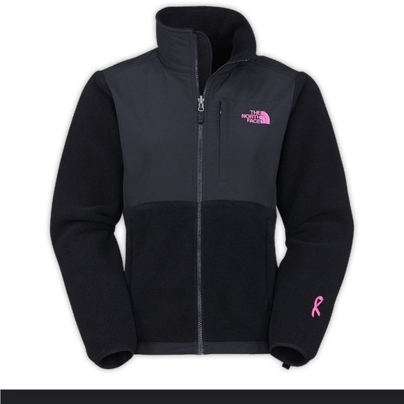 The North Face Sweaters - The North Face Women's Jacket med Black Denali Breast Cancer Awareness Fleece